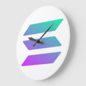 ソラナ ラージ壁時計 (傾斜)