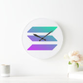 ソラナ ラージ壁時計 (ホーム)