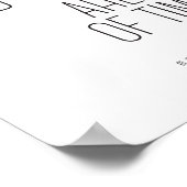 ソラヌケーシー感謝してい引用文神8.5x11 ポスター (角)