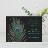 ソラライズドピーコック誕生日 招待状 (スタンド正面)