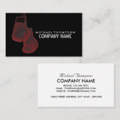 ソラライズボクシンググローブ、ボクサー、ボクシングトレーナー 名刺 (正面/裏面)