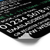 ソラライズ野球こうもりベースボールキャ広告ンプ ポスター (角)