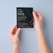 ソラリゼッド·野球·こうもり、野広告球キャンプズ チラシ (手)