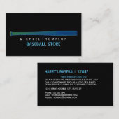 ソラリゼーション野球こうもり、野球選手、コーチ 名刺 (正面/裏面)