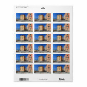 ソリの小さな四角 ラベル (フルシート)