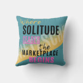 ソリチュードイントロスペクション内向型ニーチェ引用文 クッション (裏面)