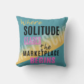 ソリチュードイントロスペクション内向型ニーチェ引用文 クッション (正面)