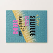 ソリチュードイントロスペクション内向型ニーチェ引用文 ジグソーパズル (横)