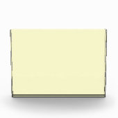 ソリッドクリーム水平フォトブロックアート フォトブロック (正面)