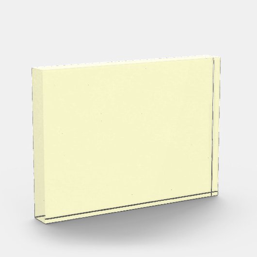 ソリッドクリーム水平フォトブロックアート フォトブロック (左)