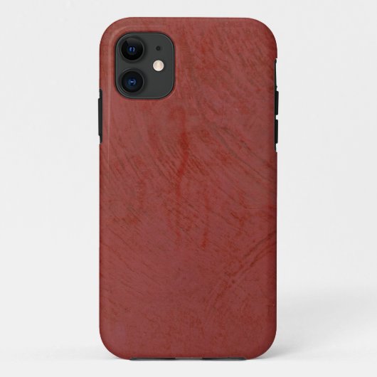 ソリッドレッド Case-Mate iPhoneケース (裏面)