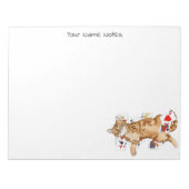 ソリティアゲームカードキャット ノートパッド (正面)