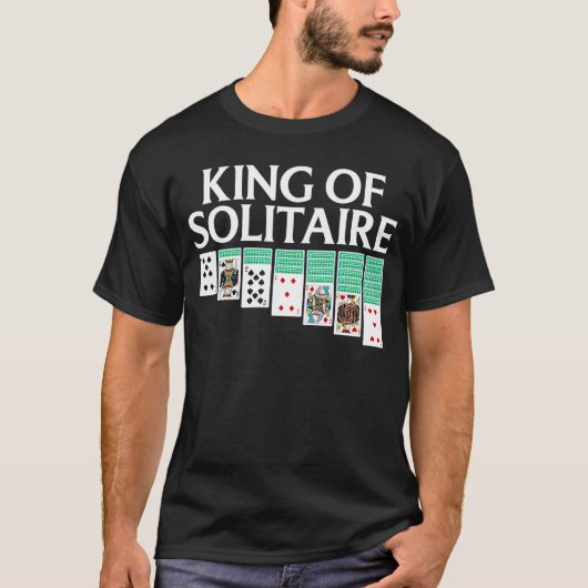 ソリテール王 おじいちゃんへの面白い贈り物 Tシャツ (正面)