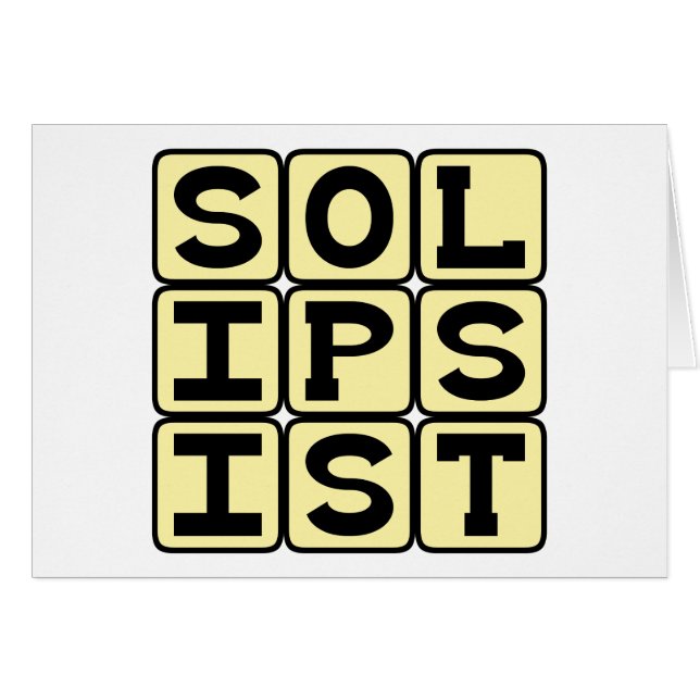 ソリプシスト哲学的視点 (正面横)