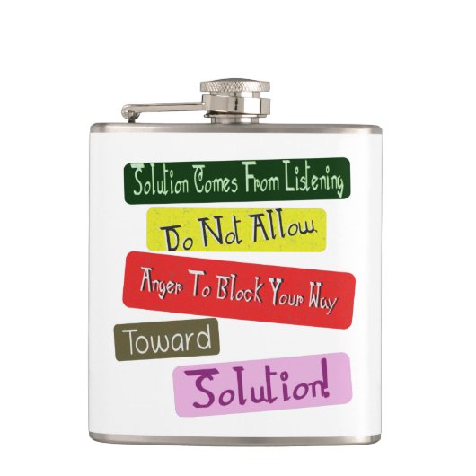 ソリューションに向けて愛された人間関係を取る！買 フラスク (正面)