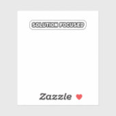 ソリューションに焦点を当てた問題ソルバー効率プログラム シール (シート)