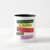 「ソリューションへの道」かわいいデザイン。買今 マグカップ (中央)