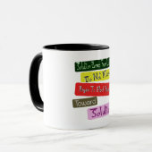 「ソリューションへの道」かわいいデザイン。買今 マグカップ (正面左)