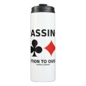 ソリューションをオーバービッディングブリッジに渡すアドバイス タンブラー (正面)