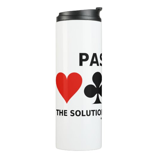 ソリューションをオーバービッディングブリッジに渡すアドバイス タンブラー (回転左)