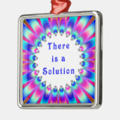 ソリューションインスピレーションの鮮やかデザイン メタルオーナメント (左)