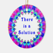 ソリューションインスピレーション鮮やかデザインCer セラミックオーナメント (左)