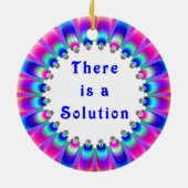 ソリューションインスピレーション鮮やかデザインCer セラミックオーナメント (裏面)
