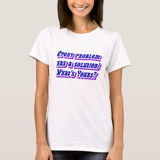 ソリューション!_ Tシャツ (正面)