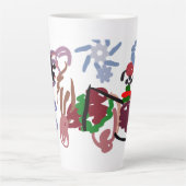 ソリ 冬 カフェラテマグ (正面)