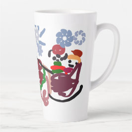  ソリ 冬  カフェラテマグ