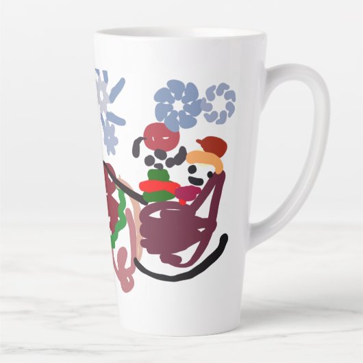 ソリ 冬 カフェラテマグ (右)