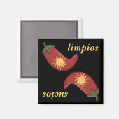 ソルイチリホットアンドスパイシーおもしろい食洗機 マグネット (正面/裏面)