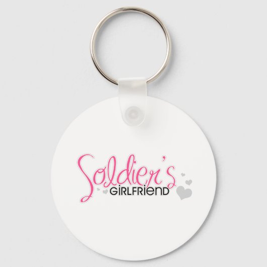 ソルジャーガールフレンド（ピンク） キーホルダー (正面)