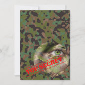 ソルジャージョーカモフラージュお祝いパーティー 招待状 (正面)