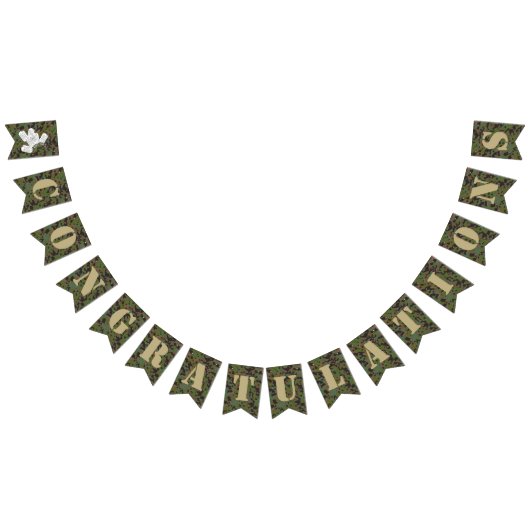 ソルジャージョー カモフラージュパーティー おめでとう バンティングフラッグ (全)