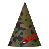 ソルジャージョー GI カモフラージュ パーティーハット (左)