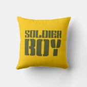 ソルジャーボーイ クッション (裏面)