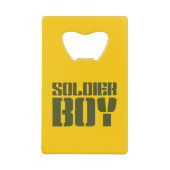 ソルジャーボーイ クレジットカード栓抜き (正面)