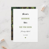 ソルジャー軍隊迷彩柄さ恋しく思よならさようなら  カード (正面/裏面インサイチュ)