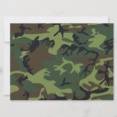 ソルジャー軍隊迷彩柄さ恋しく思よならさようなら  カード (裏面)