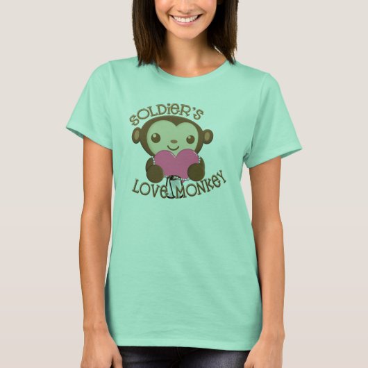 ソルジャー・ラブ・モンキー Tシャツ (正面)