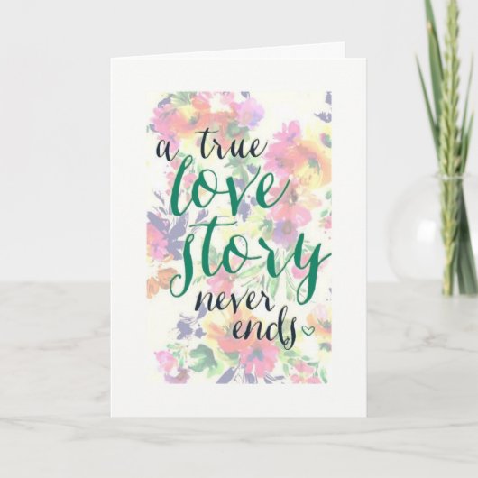 **ソルジャー**私たちは終わりのない愛の**話を持っている** カード (正面)