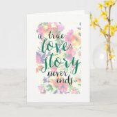 **ソルジャー**私たちは終わりのない愛の**話を持っている** カード (黄色い花)