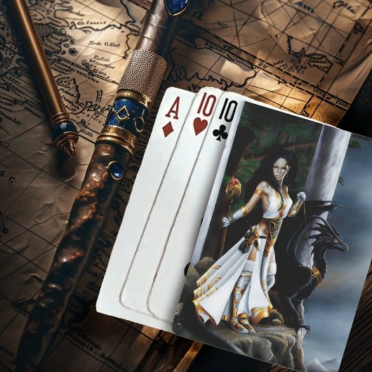 ソルセレスブラックドラゴンファンタジーホワイト トランプ