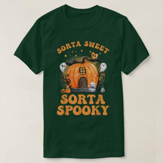 ソルタスイートソルタウォー不気味ターカラーハ幽霊のよく出るウス Tシャツ (デザイン正面)