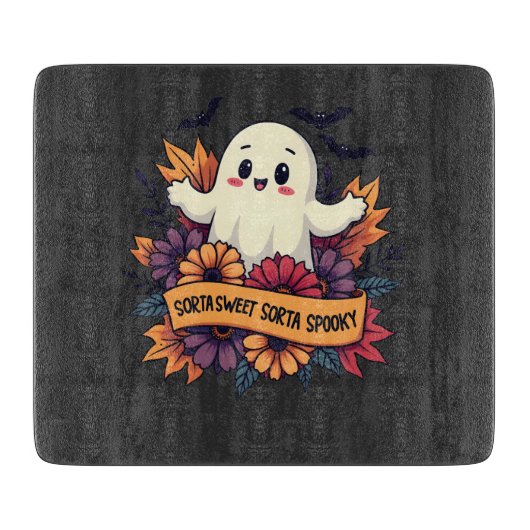ソルタスウィートソルタハ不気味ロウィーン幽霊秋ラブ カッティングボード (正面)