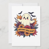 ソルタスウィートソルタハ不気味ロウィーン幽霊秋ラブ サンキューカード (正面)