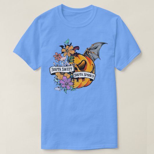 ソルタスウィートソ不気味ルタ、フローラカボチャ不気味、S Tシャツ (デザイン正面)