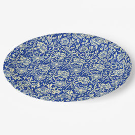 ソルタブルーカリコ ペーパープレート