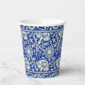 ソルタブルーカリコ 紙コップ (左)